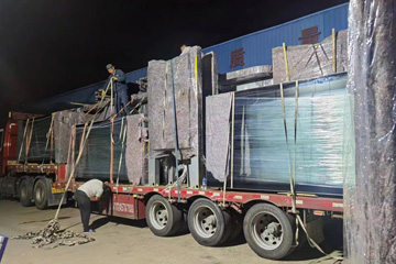 新疆公交站台候车亭发货现场